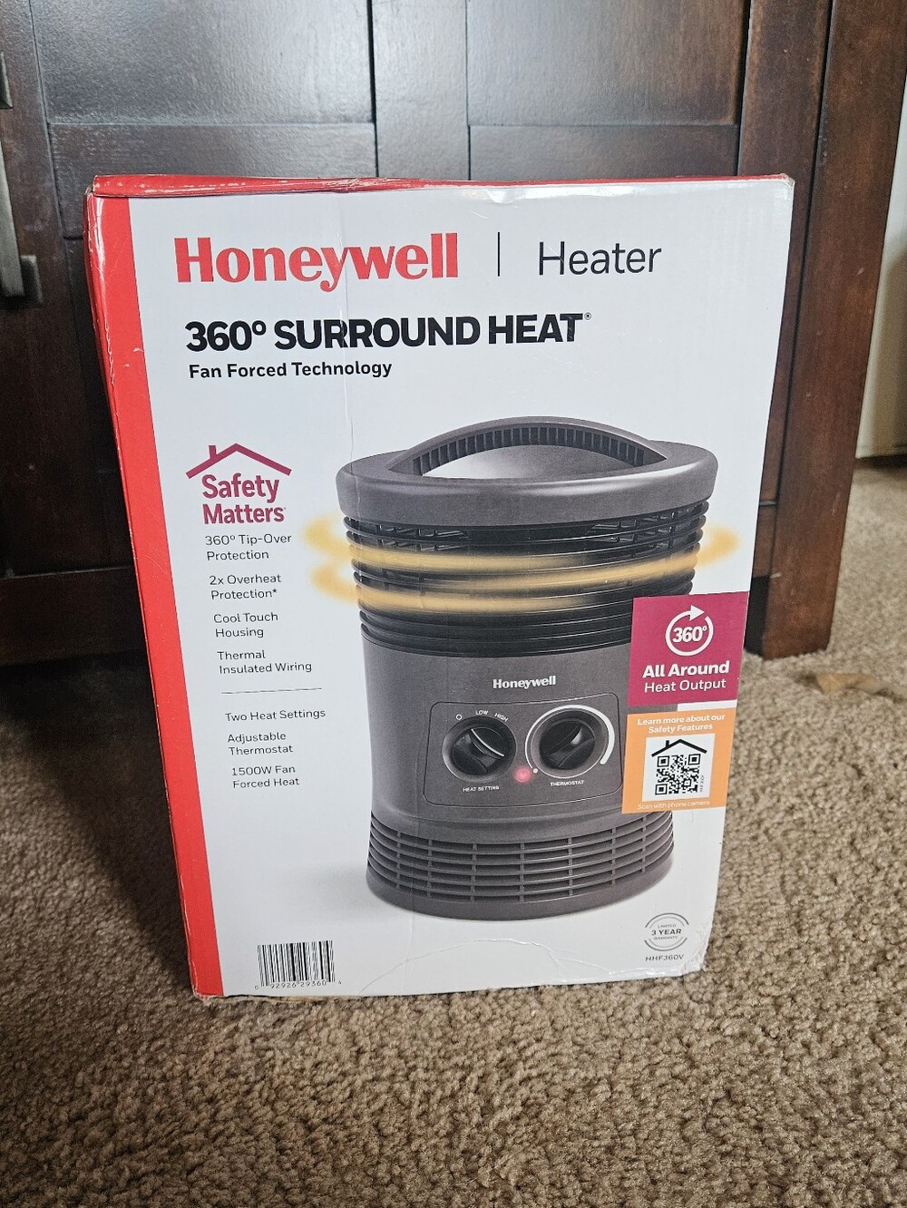Honeywell 360° Surround Heat Portable Heater
